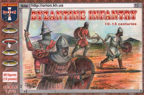 Orion Figures 72044 1:72 Byzantine infantry, 10-13 century