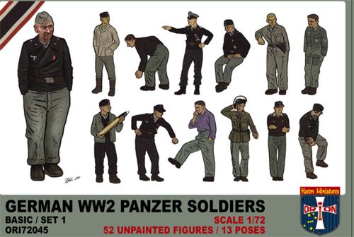 Orion Figures 72045 1:72 German Panzer Soldiers (WWII) Set 1