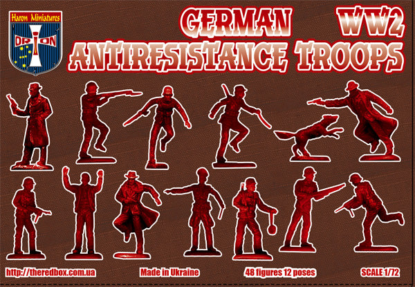 Orion Figures 72054 1:72 German Anti-Resistance Troops WWII