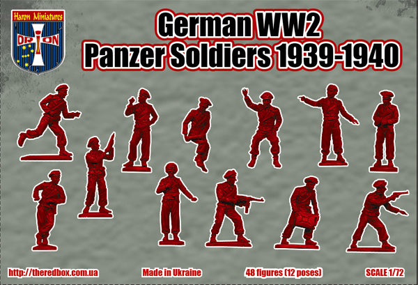 Orion Figures 72058 1:72 German Panzer Soldiers WWII 1939-1940