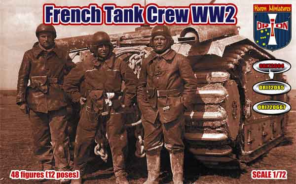 Orion Figures 72064 1:72 French Tank Crew WWII