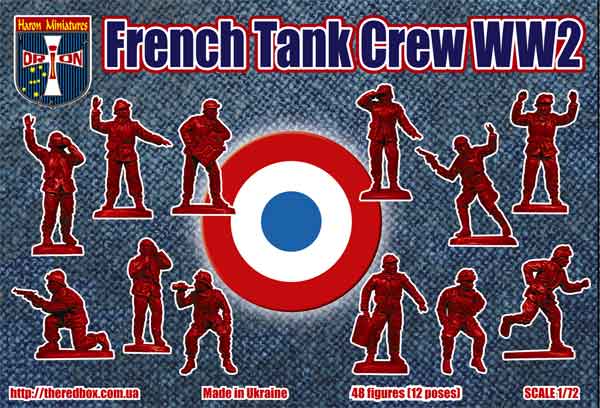 Orion Figures 72064 1:72 French Tank Crew WWII