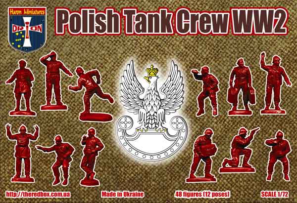 Orion Figures 72065 1:72 Polish Tank Crew WWII