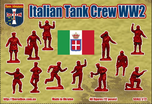 Orion Figures 72066 1:72 Italian Tank Crew WWII