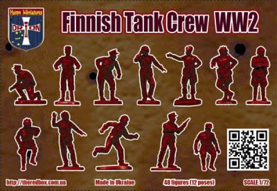 Orion Figures 72071 1:72 Finnish Tank Crew WW2