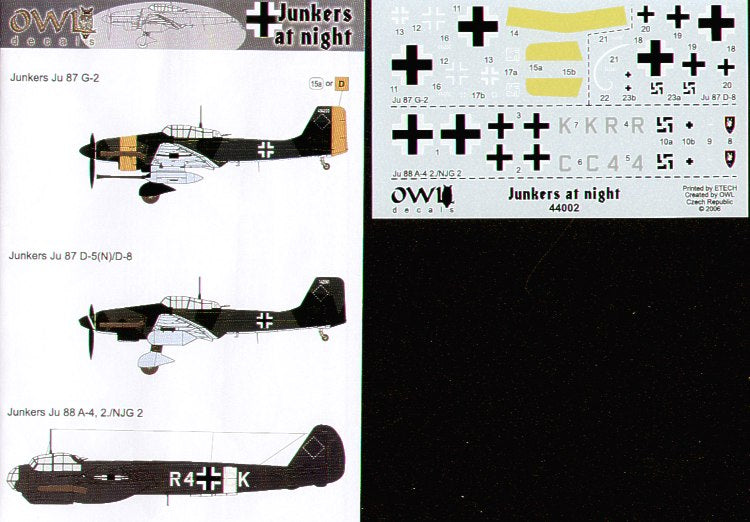 Owl 44002 1:144 Junkers at Night