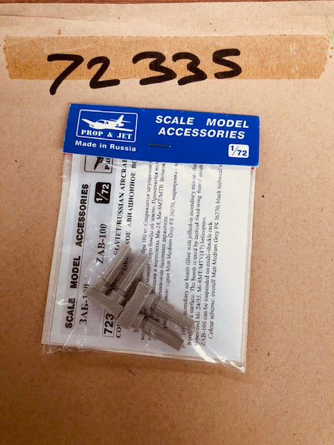PROP & JET 72335 1:72 ZAB 100 x 4