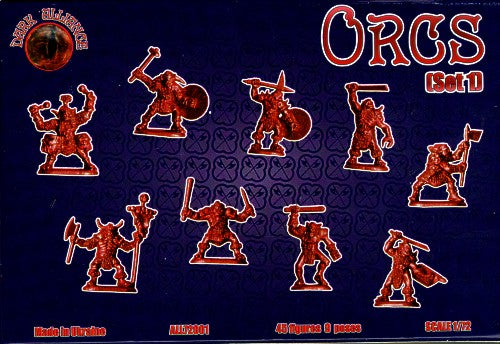 Dark Alliance ALL72001 1:72 Orcs (Set 1)