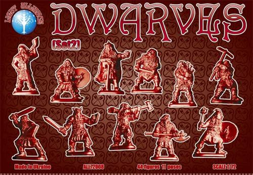 Dark Alliance ALL72008 1:72 Dwarves (Set 2)