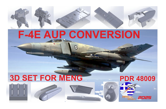 Procal Decals PDR48009 1:48 McDonnell F-4E Phantom convert it to GREEK A.U.P