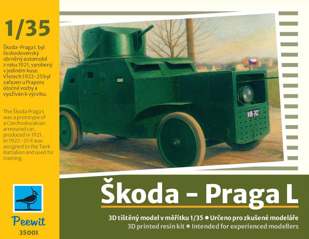 Peewit 35001 1:35 Skoda-Praga L 3D-Printed