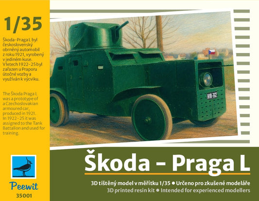 Peewit 35001 1:35 Skoda-Praga L 3D-Printed