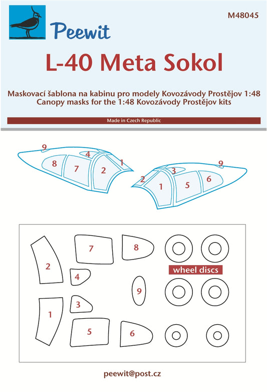 Peewit M48045 1:48 Orlican L-40 Meta Sokol