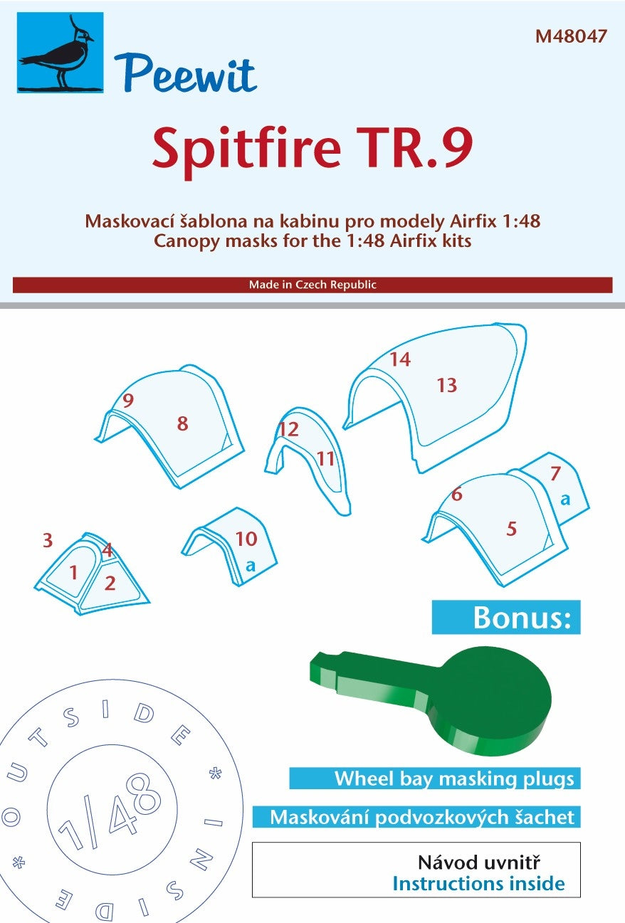 Peewit M48047 1:48 Supermarine Spitfire Tr.9