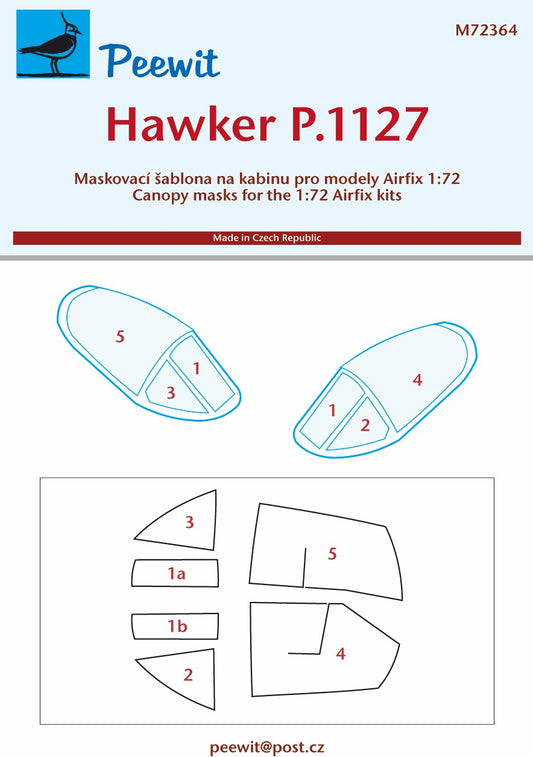 Peewit 72364 1:72 Hawker P.1127 (Kestrel)