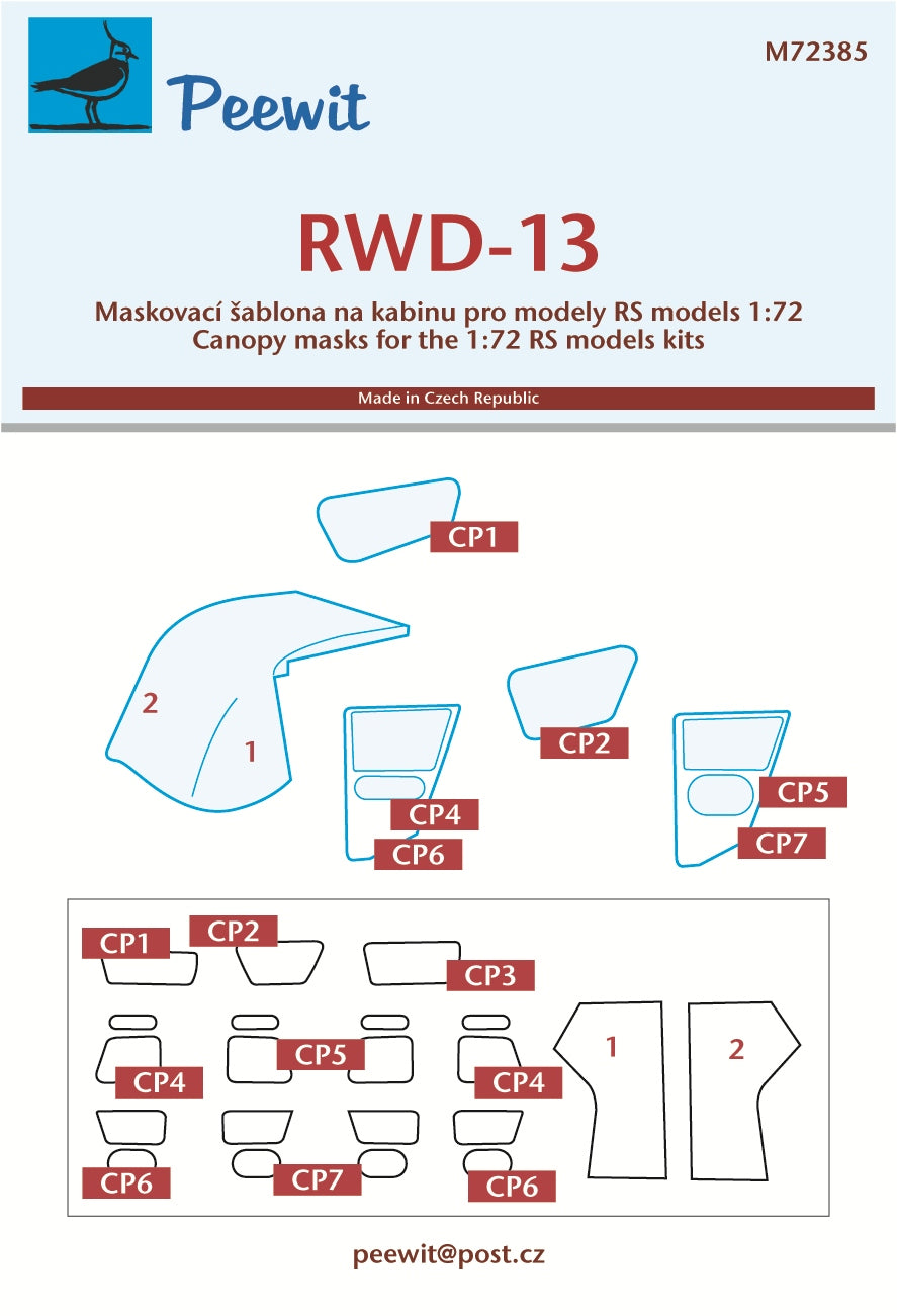 Peewit M72385 1:72 RWD-13