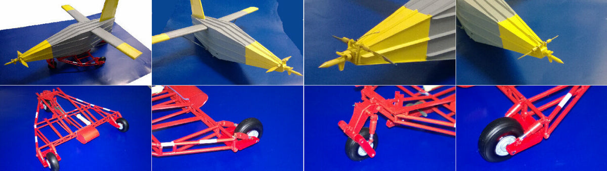 Profimodeller 32135P 1:32 CS Tow target KT-03 and trolley. 54 resin parts - 4 sheet A5 of photoetched parts