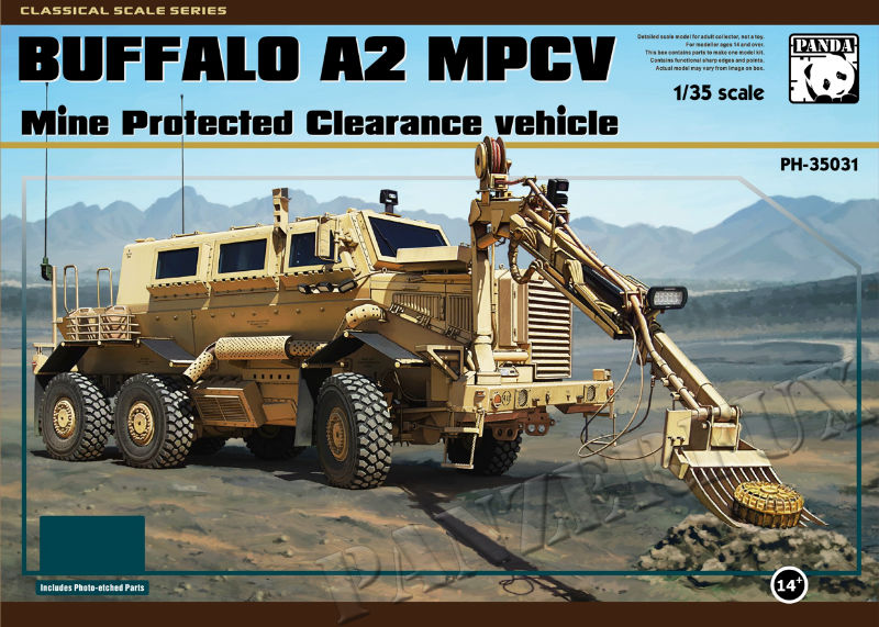 Panda PH35031 1:35 Buffalo A2 MPCV Mine Protected Clearance Vehicle