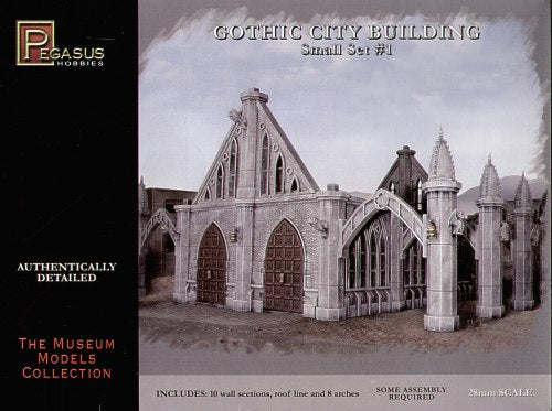 Pegasus Hobbies 4924 28mm Gothic City Building Small Set #1