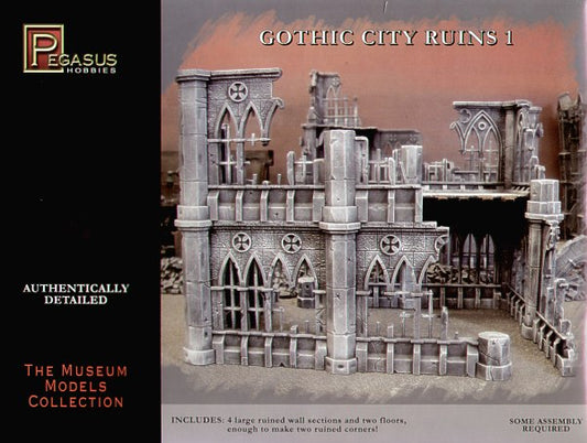 Pegasus Hobbies (P) 4930 1:72 Gothic City Ruins 1