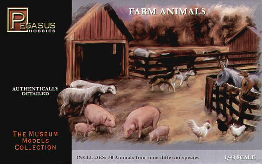 Pegasus Hobbies (P) 7006 1:48 Farm Animals