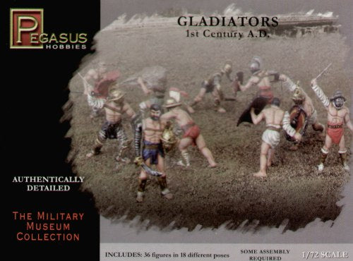 Pegasus Hobbies 7100 1:72 Gladiators 1st Century A.D.