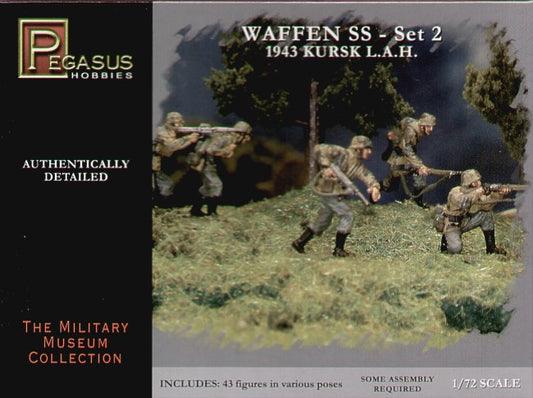 Pegasus Hobbies 7202 1:72 Waffen SS - 1943 Kursk L.A.H. Set 2