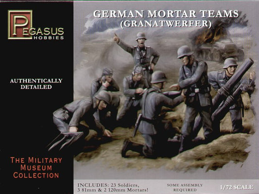 Pegasus Hobbies 7204 1:72 German Mortar Teams (Granatwerfer)