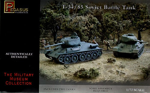 Pegasus Hobbies 7662 1:72 Soviet T-34/85