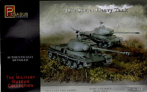 Pegasus Hobbies 7669 1:72 JS-2 Soviet Heavy Tanks (2 per pack)