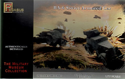 Pegasus Hobbies 7672 1:72 BS-6 Soviet Armored Cars (2 per pack)