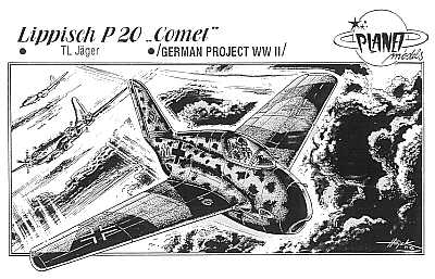 Planet Models 014 1:72 Lippisch P 20 'Comet' TL Jage