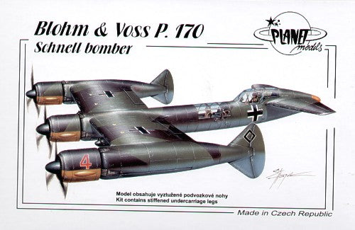 Planet Models 115 1:72 Blohm-und-Voss Bv-P.170 Schnell Bomber