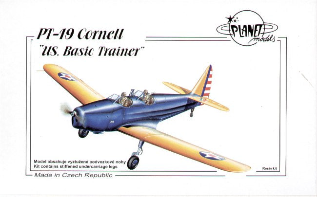 Planet Models 142 1:48 Fairchild PT-19 Cornell US Basic Trainer