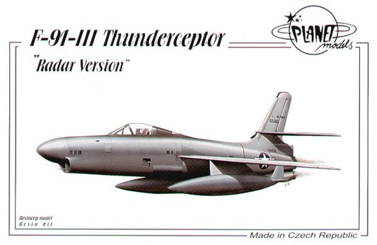Planet Models 143 1:72 Republic XF-91 III Thunderceptor with Radar