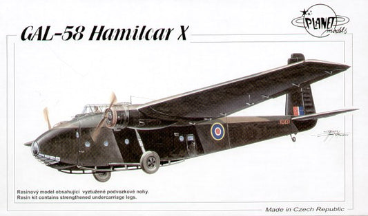 Planet Models 160 1:72 GAL-58 Hamilcar X with Engines