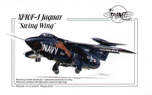 Planet Models 171 1:72 Grumman XF10F-1 Jaguar 'Swing Wing' with U.S. Navy Decals