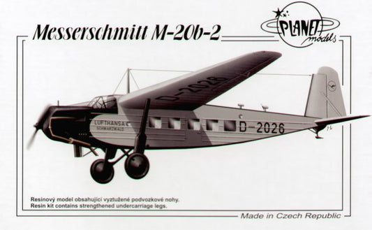 Planet Models 196 1:72 Messerschmitt M-20b-2