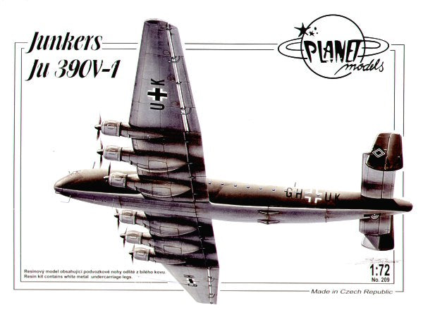 Planet Models 209 1:72 Junkers Ju-390V-1