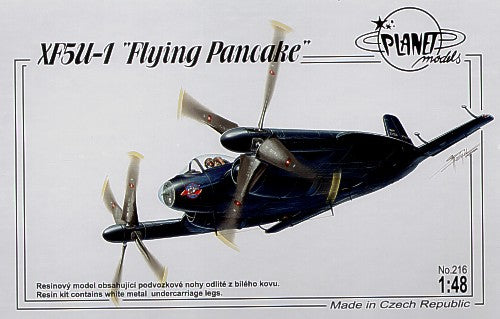 Planet Models 216 1:48 Vought XF5U-1 Flying Pancake