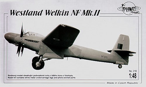 Planet Models 219 1:48 Westland Welkin NF.II