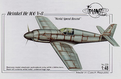 Planet Models 229 1:48 Heinkel He-100V-8 World Speed Record