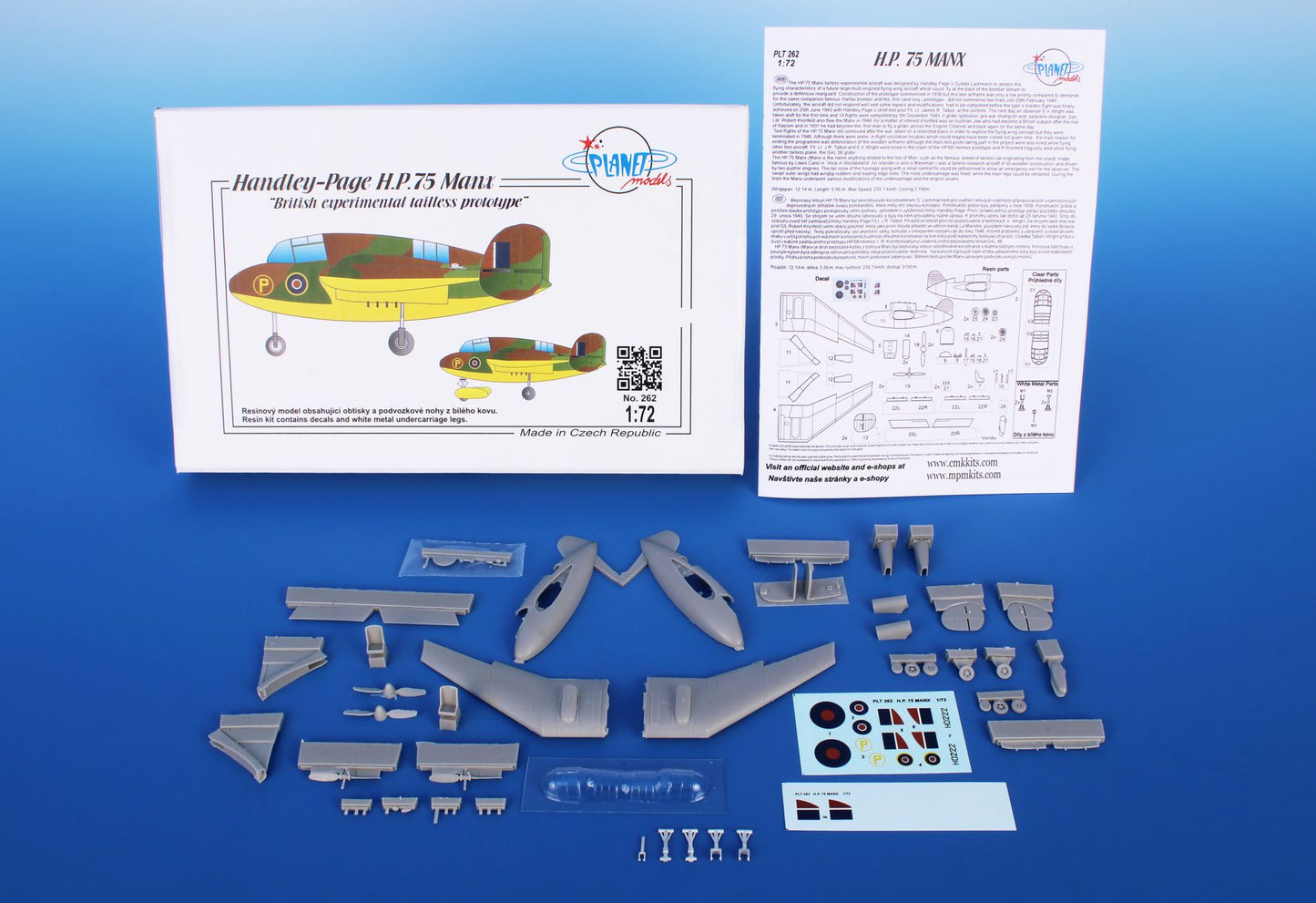 Planet Models 262 1:72 Handley-Page H.P.75 Manx