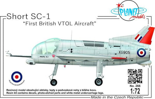 Planet Models 266 1:72 Short SC-1 'First British VTOL Aircraft'