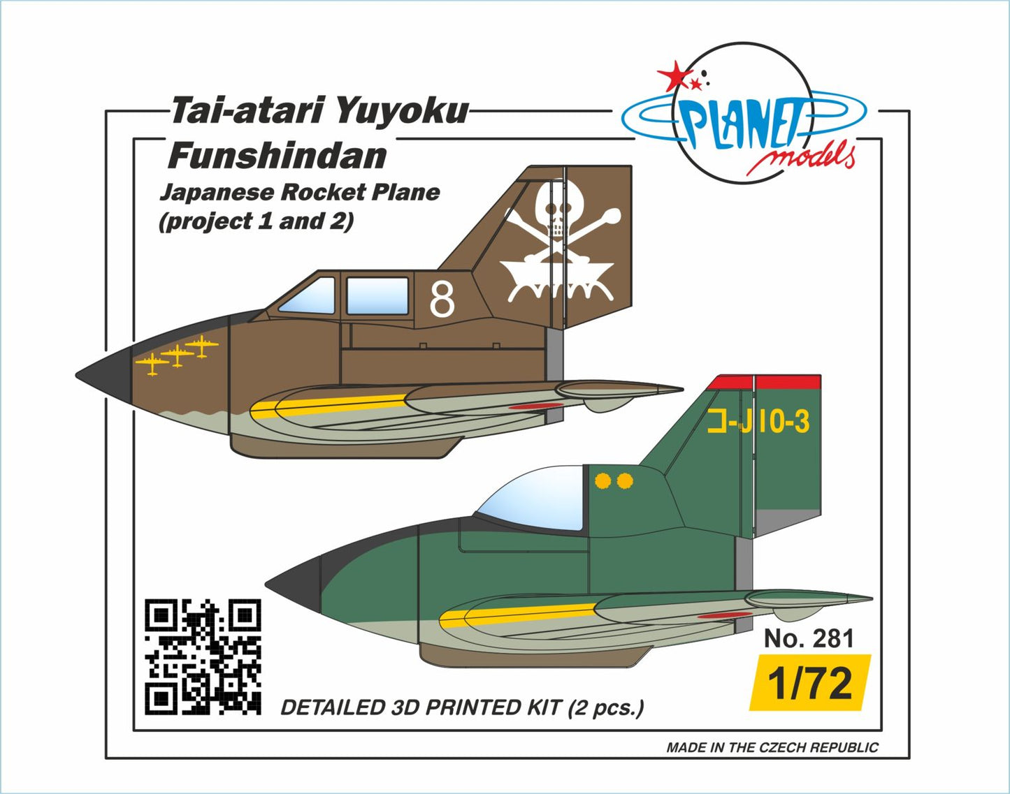 Planet Models 281 1:72 Tai-atari Yuyoku Funshindan Japanese Rocket Plane (project 1 and 2)