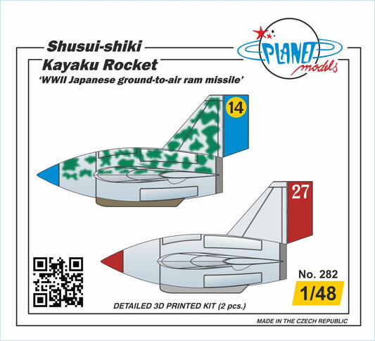 Planet Models 282 1:48 Shusui-shiki Kayaku Rocket