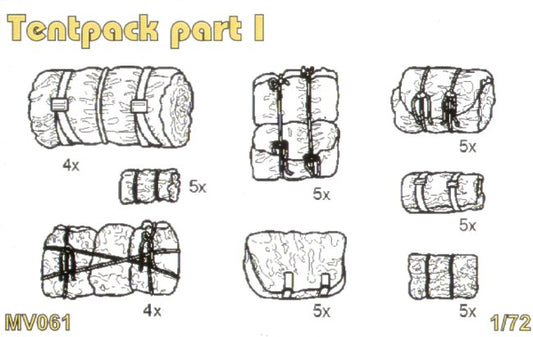 Planet Models MV061 1:72 Tentpack Part I