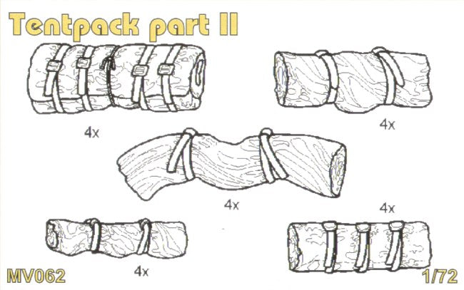 Planet Models MV062 1:72 Tentpack Part II