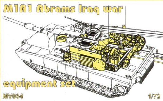 Planet Models MV064 1:72 Equipment for M1A1 Abrams Iraq War