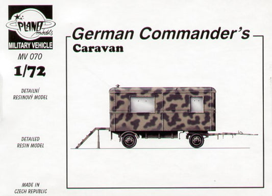 Planet Models MV070 1:72 German Commander's Caravan